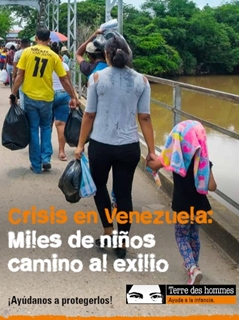 ¡Ayúdanos a protegerlos! Crisis en Venezuela:  Miles de niños camino al exilio